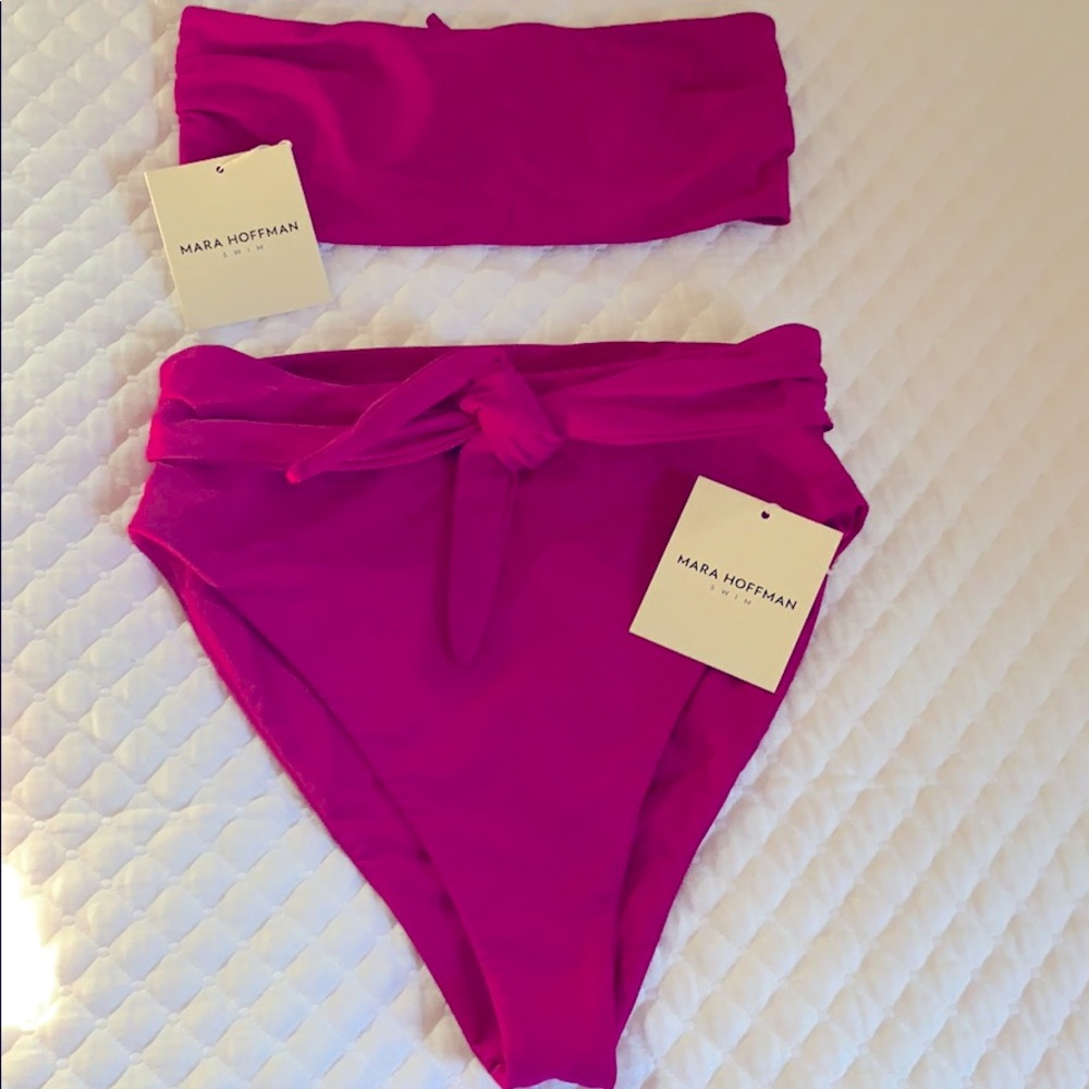 Mara Hoffman swim set, size M